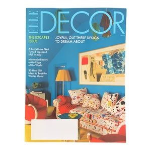 Elle Decor Magazine Winter 2024 Joyful Out There Design To Dream About Escapes